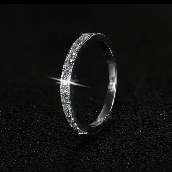 Jewelry - NWT Silver Eternity Band Ring